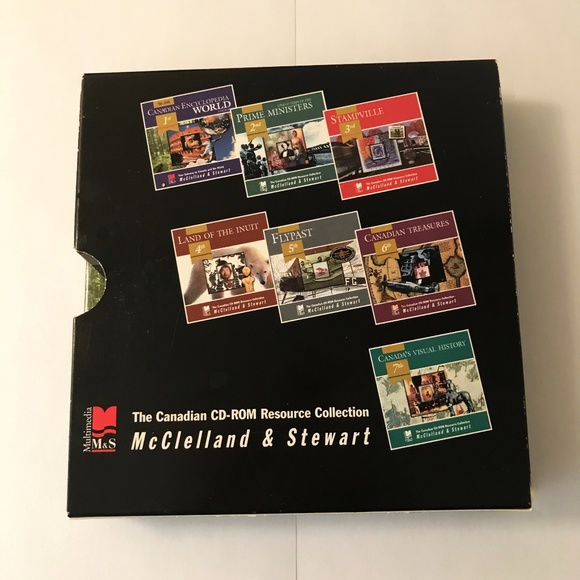 CANADIAN ENCYCLOPEDIA DELUXE EDITION SET OF 7 CDs - Picture 2 of 3